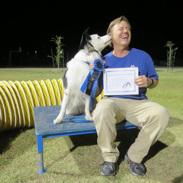 Gregor Carr, agility instructor at Good Dog Agility Club in Chandler, AZ